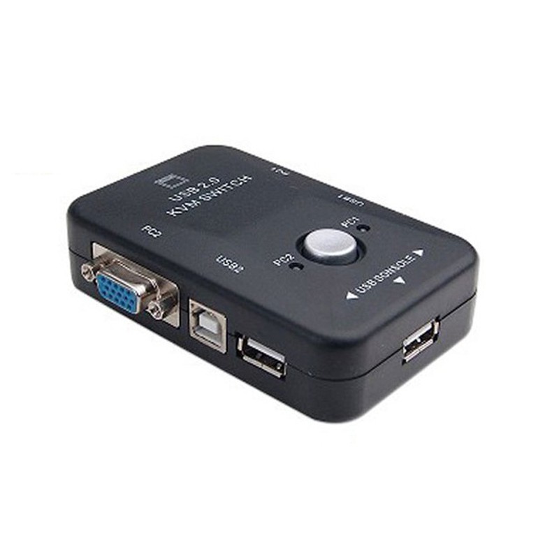 Bộ Switch KVM VGA 2 Cổng USB MT-ViKI MT-201UK - Hàng Chính Hãng