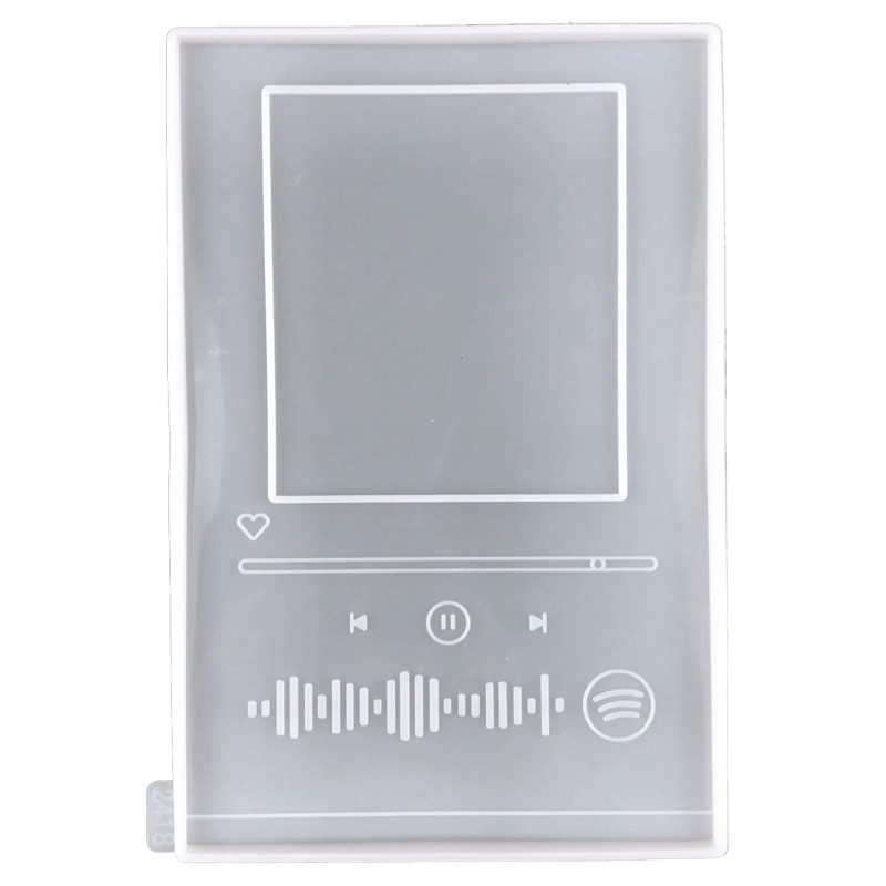 Khuôn Silicone Làm Khung Ảnh MP3 Resin Thủ Công DIY Để Bàn Trang Trí Nhà Cửa