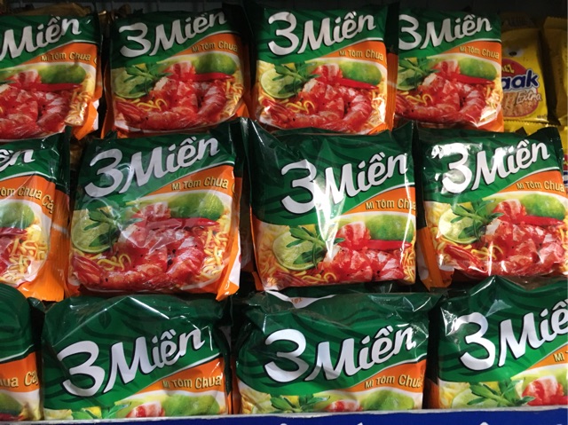 Mì Ba Miền chua cay,10 gói x 65g