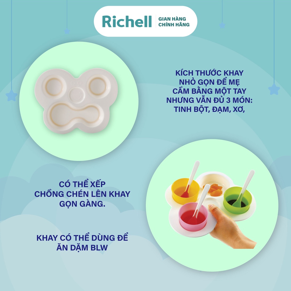 Bộ ăn dặm khởi đầu TLI Richell Nhật Bản | Baby