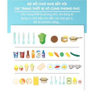 Bộ đồ chơi bếp nấu ăn Holla