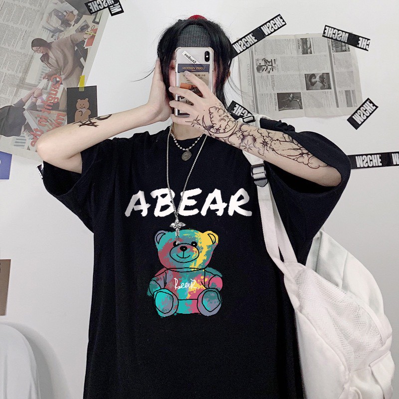 Áo thun tay lỡ Unisex NEKOSG, áo phông form rộng ATL10
