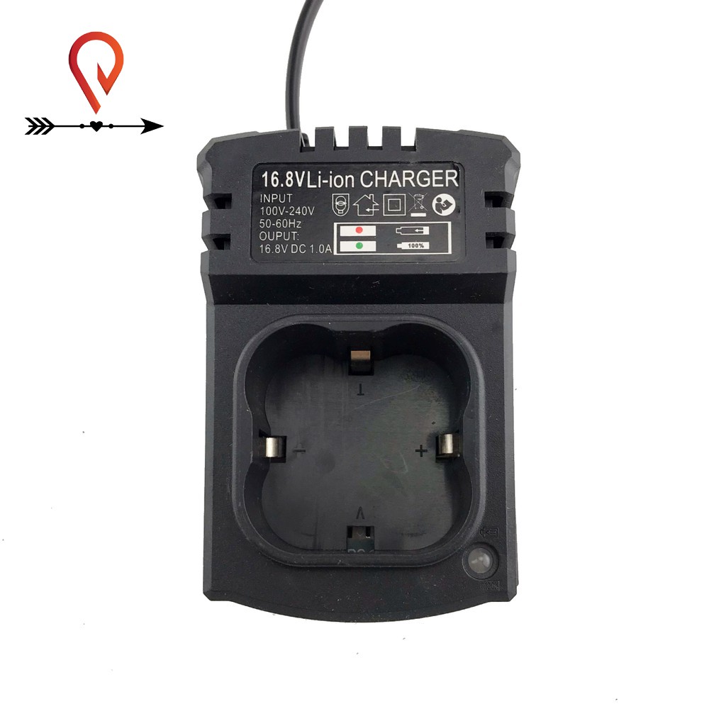 Dock sạc, đế sạc 16.8v sạc pin 4s dùng cho pin 14.4v - 16.8v