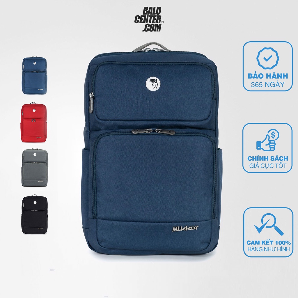 Balo laptop, Balo thời trang Mikkor The Ives kiểu dáng đơn giản cho sinh viên và công sở BALOCENTER