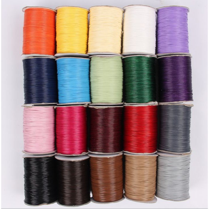 5/10met Dây sáp bóng hàn quốc 0.8mm