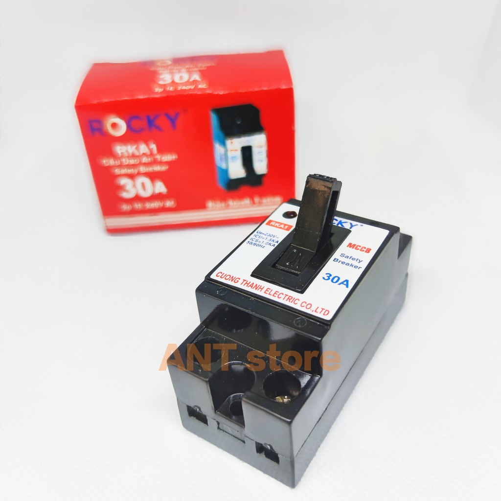 CB CỐC CẦU DAO AN TOÀN 10A,20A,30A,40A CHÍNH HÃNG ROCKY