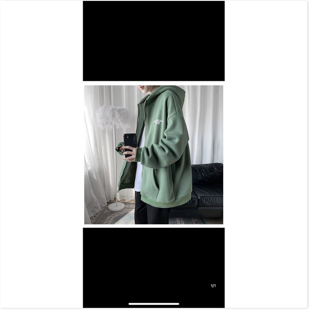 Áo nỉ dây kéo form to y hình SIÊU ĐỆP THỜI TRANG HÀN QUỐC HOT KHANH AN FASHION