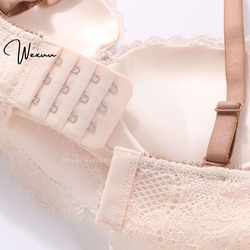 Áo ngực nữ ren hoa mềm mại Wexuu Design thiết kế không gọng đệm vừa thoáng khí- AV31
