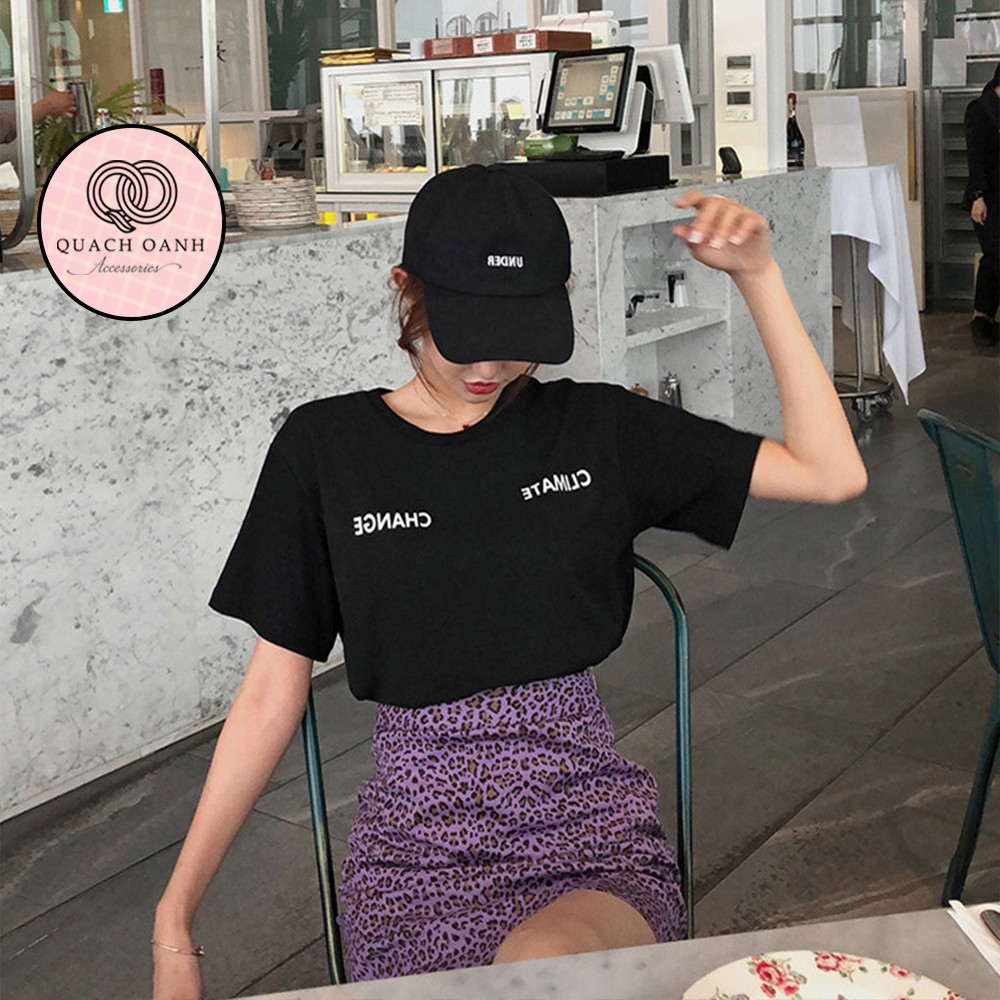 [Mã SKAMCLU8 giảm 10% cho đơn từ 100K] Mũ lưỡi trai bóng chày thêu under unisex phong cách hàn quốc – MU75