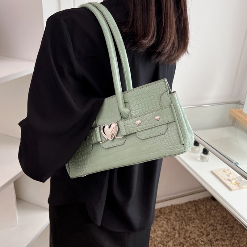 Túi Đeo Vai Cỡ Lớn Họa Tiết Da Cá Sấu Đơn Giản Thời Trang Cho Nữ