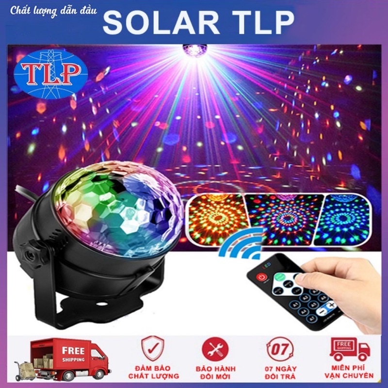 Đèn Led xoay cảm ứng xoay theo nhạc, đèn vũ trường, Bar, sân khấu