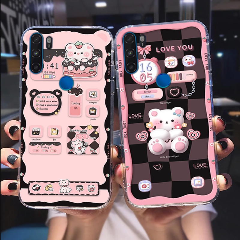Ốp lưng Vsmart Active 1 / Active 1 Plus / Active 1+ / Active 3 gấu,thỏ trắng , đồng hồ dễ thương cute cực đẹp