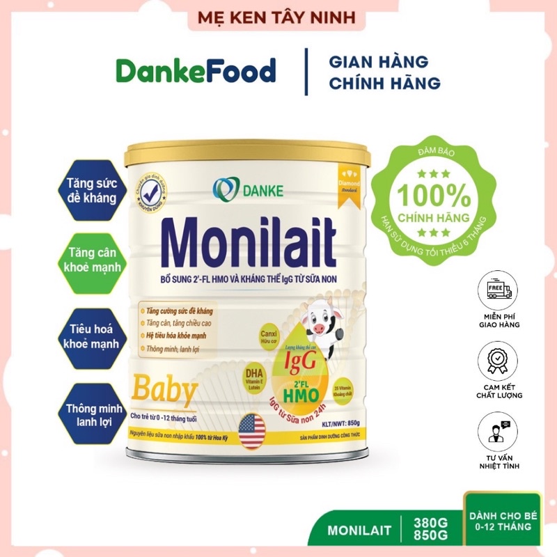 Sữa Monilait Baby 380g &amp; 850g