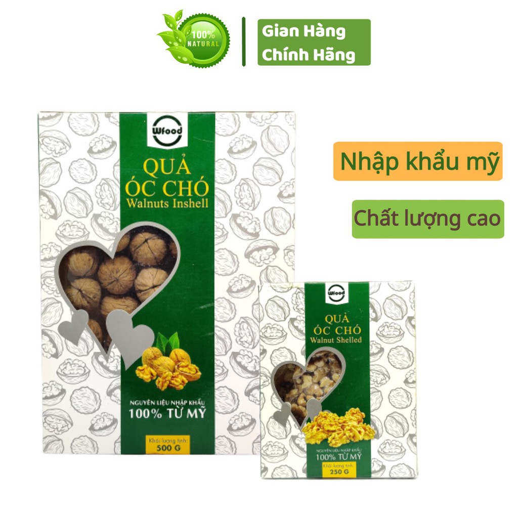 Hạt óc chó mỹ tách vỏ ⚡Mfood⚡ quả óc chó tách vỏ sẵn tiện lợi - Hat oc cho nhập khẩu mỹ chất lượng cao | Date mới