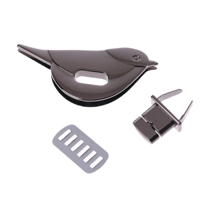 Khóa túi xách dạng xoắn hình chú chim sáng tạo