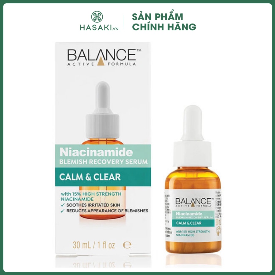 Tinh Chất Balance Active Formula Ngừa Mụn Mờ Thâm 30ml Hasaki Sản phẩm chính hãng