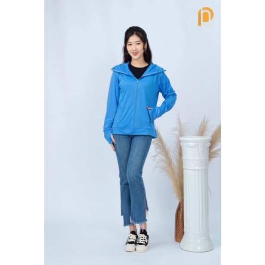 Áo chống nắng nữ dáng ngắn gấu to, áo chống nắng nữ ngắn cải thông hơi kim cương cao cấp