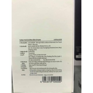 BÌNH GIỮ NHIỆT LOCK&LOCK LHC3240