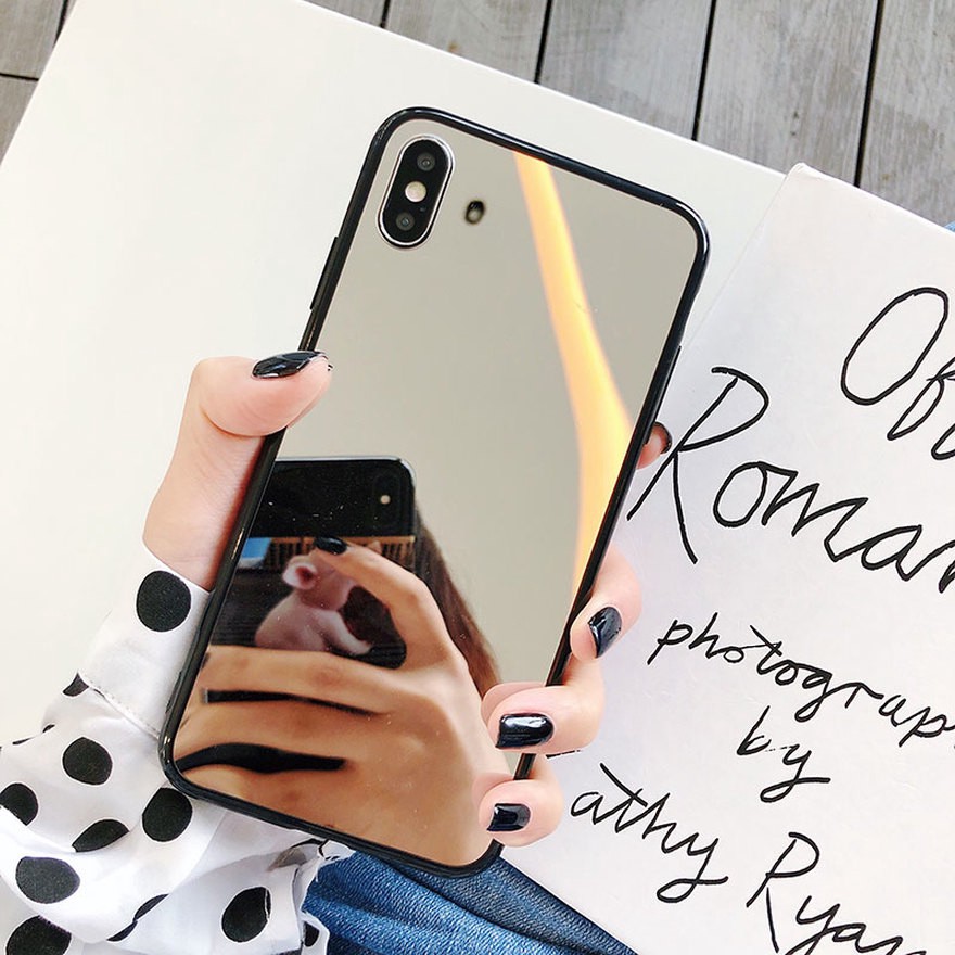 👏Ready Stock🎀 iPhone 12 mini SE 2020 11 Pro Max 2019 Xr Xs Max X 7 8 6 6s Plus Ốp Điện Thoại Tráng Gương Có Nhẫn Giá Đỡ Xinh Xắn Cho | BigBuy360 - bigbuy360.vn