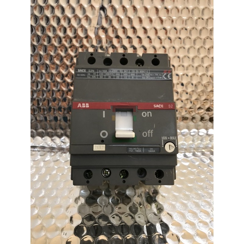 Cầu dao tự động, aptomat MCCB ABB SACE S2N 160A, 3P (thanh lý)