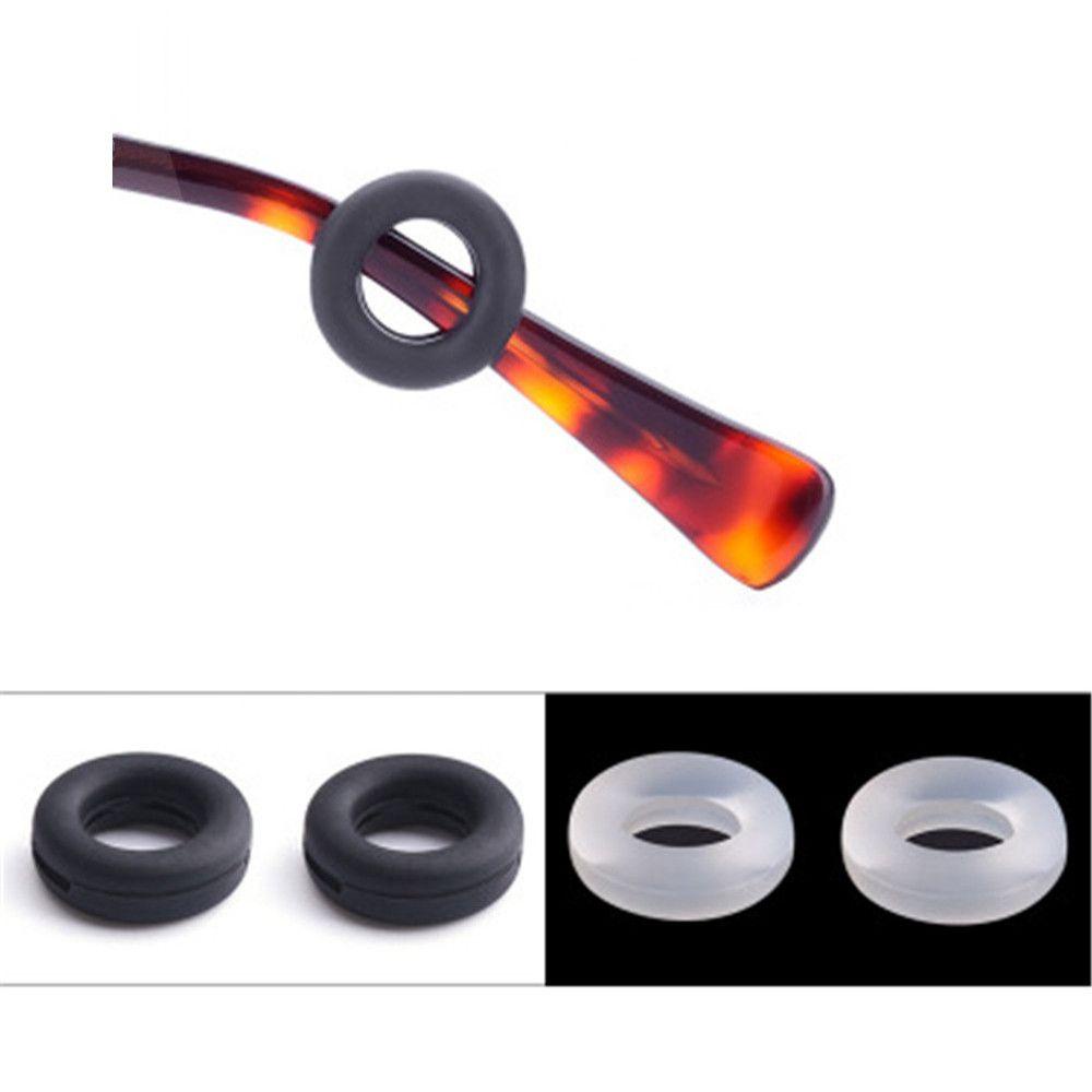 Set 2 Cặp Móc Gắn Mắt Kính Bằng Silicone Chống Trượt Nhiều Màu