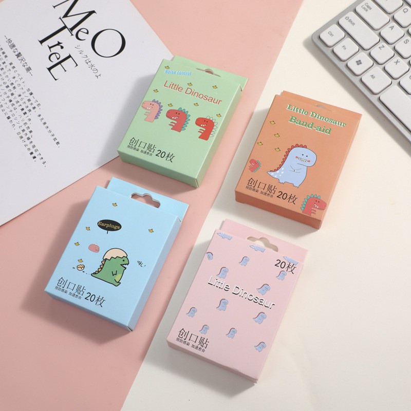 [Hàng Đẹp] Hộp urgo dán vết thương kute dễ thương (4 set - 20 miếng)
