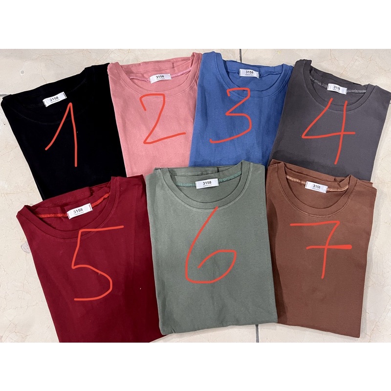 ÁO PHÔNG TRƠN BASIC RỘNG DÁNG THỤNG NAM- NỮ