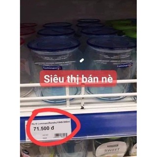 set 4 hũ thuỷ tinh