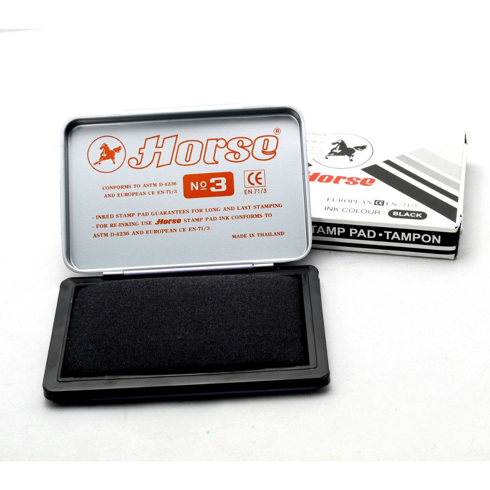 HỘP DẤU KIM LOẠI HORSE No.1/ No.2/ No.3 chính hãng