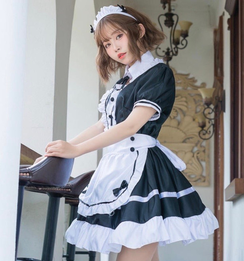 Trang phục Hầu gái cosplay maid neko Halloween costume | BigBuy360 - bigbuy360.vn