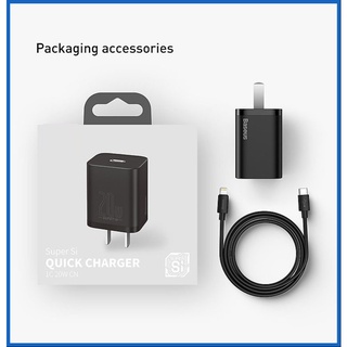 Bộ-Củ-Cáp Sạc Nhanh Iphone 20W Chính Hãng Baseus hỗ trợ tất cả các dòng iphone