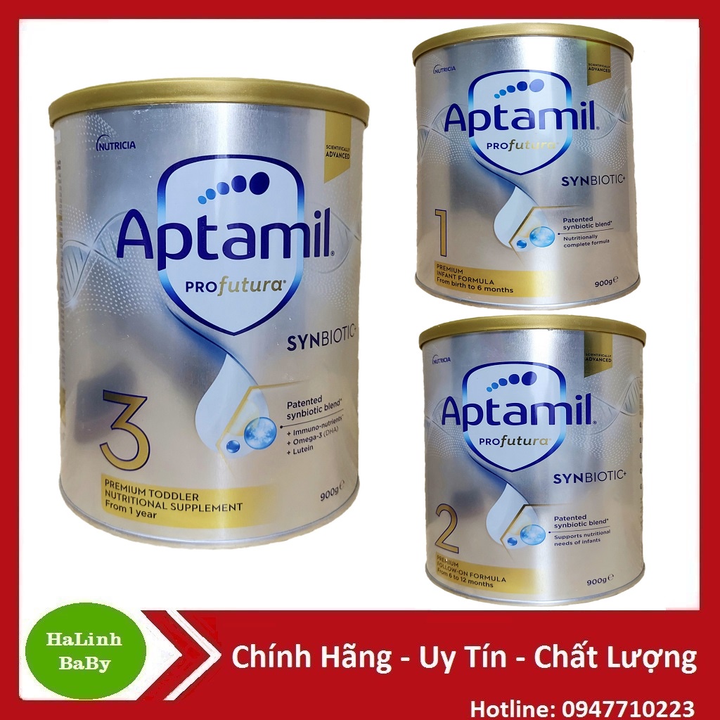 [Mẫu mới] Sữa Aptamil Profutura úc số 1-2-3-4 900g (Date mới nhất)