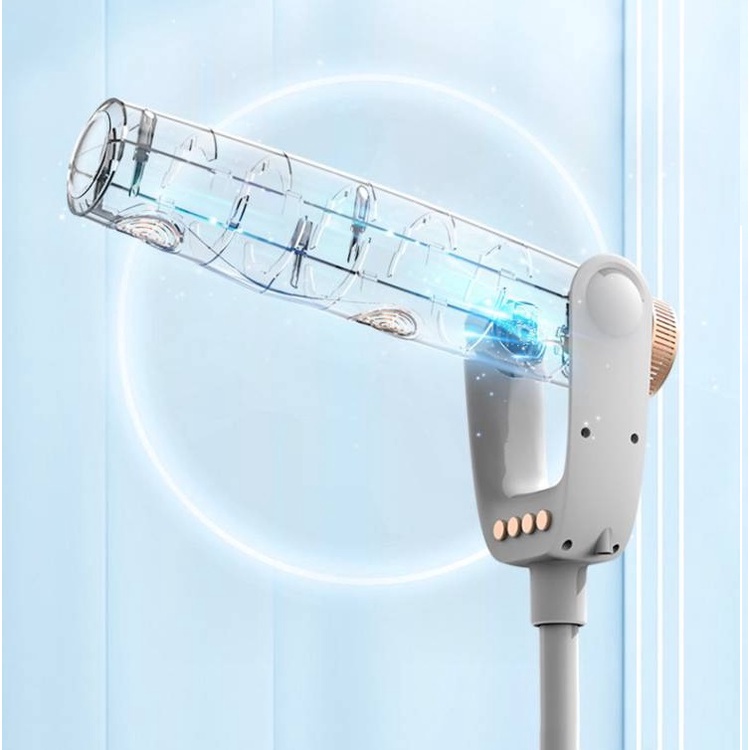 Máy sấy tóc dạng đứng công suất 1500w, 2 lỗ sấy giúp tóc mau khô hơn, chiều cao tối đa 130cm