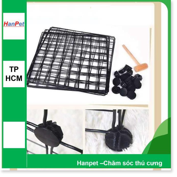 Hanpet.GV- Miếng ghép vạn năng 35x35cm- lắp ghép chuồng mèo, quây chó, làm kệ trang trí