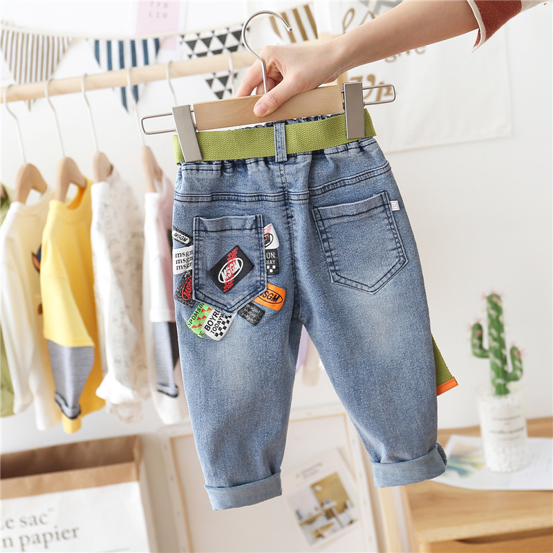 Quần Jeans Dài Thời Trang Dành Cho Bé Trai