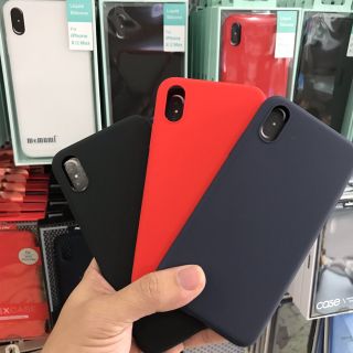 Ốp lưng Iphone X và Iphone Xs Max Memumi silicone liquid chính hãng