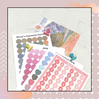 Sticker dễ thương chấm tròn nhiều mẫu