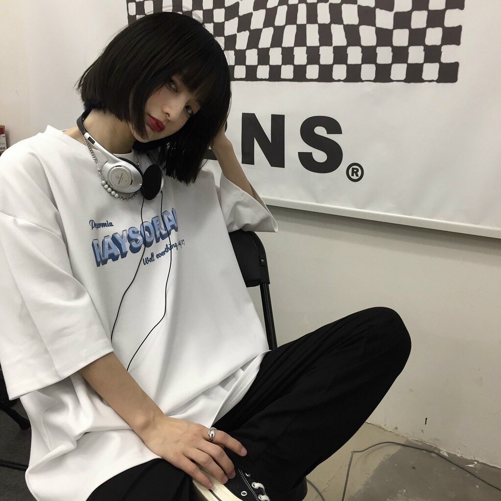 Áo Thun Unisex Form Rộng Tay Lỡ In Chữ Cá Tính Cực Chất Mẫu Mới - ĐĂNG QUANG CLOUTHER