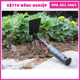 Dụng cụ làm vườn cuốc, cào 2 trong 1 dài 30cm tiện dụng rẻ nhất, tốt nhất thị trường