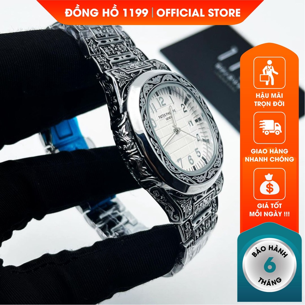 [QUÀ TẶNG] Đồng hồ nam - Đồng Hồ Dây Thép Chống Nước Chống Xước Máy Chuẩn Chất Liệu Cao Cấp 572.LM - 1199 Watches | BigBuy360 - bigbuy360.vn