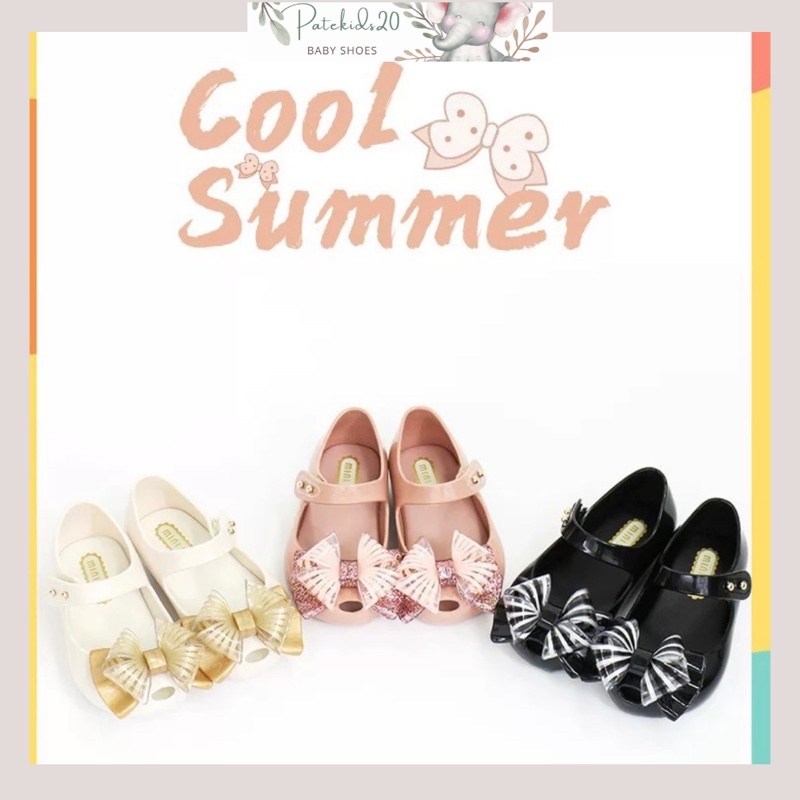 Giầy nhựa mini DD mềm thơm cho bé gái từ 1 đến 6 tuổi