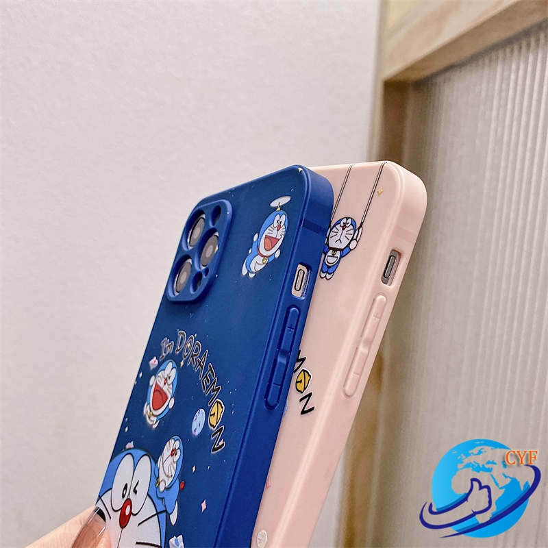 Ốp Điện Thoại Mềm Chống Sốc In Hình Doraemon Cho iPhone 14 Pro Max 14 13 12 11 Pro Max