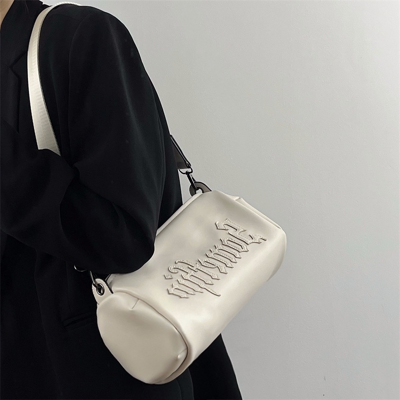 Túi Đeo Chéo Màu Trơn Thêu Chữ Phong Cách Gothic Thời Trang Mới 2022 Gylb1621