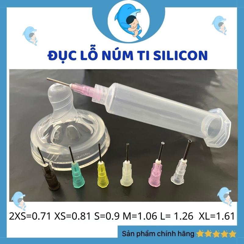 Dụng cụ đục/bấm/dập lỗ núm ti/ty giúp sữa chảy thuận lợi hơn thay cho farlin