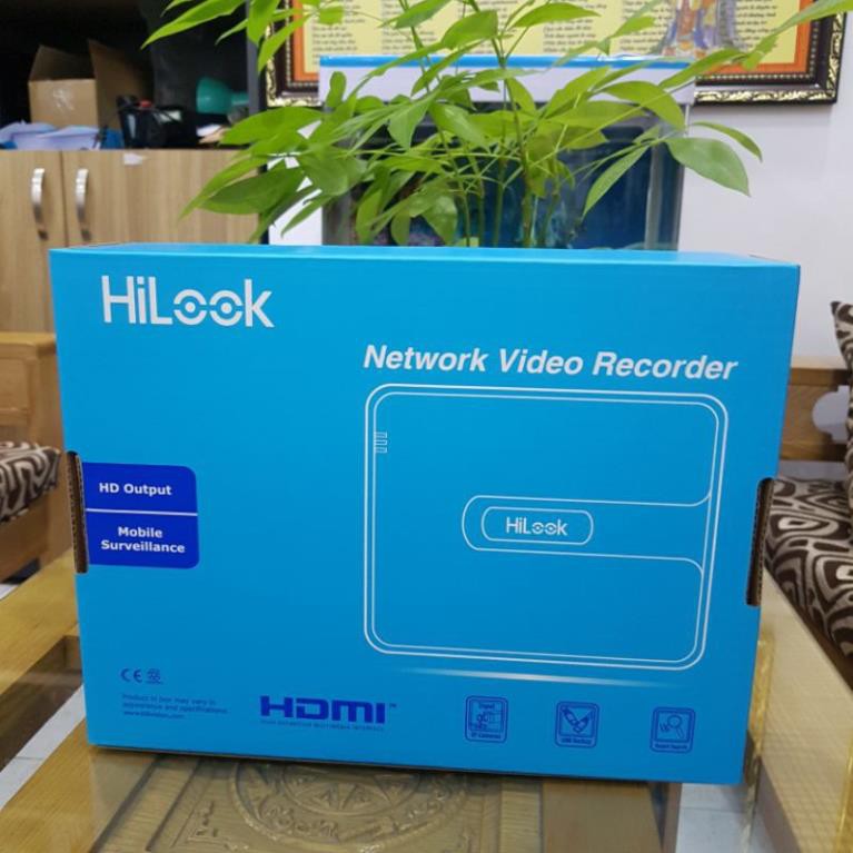 [Mã 154ELSALE2 giảm 7% đơn 300K] Đầu ghi hình camera IP 4 kênh HILOOK NVR-104H-D - Hàng chính hãng