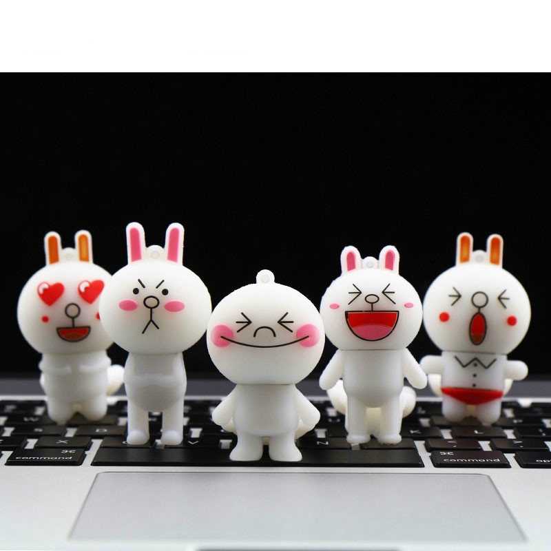 Usb 4g / 8g / 16g / 32g / 64g / 128g Hình Thỏ Xinh Xắn