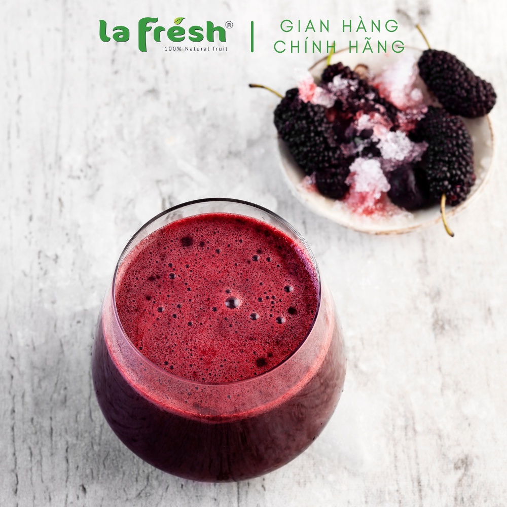 Sinh Tố Dâu Tằm Lafresh Đà Lạt Chai Thủy Tinh 350ml