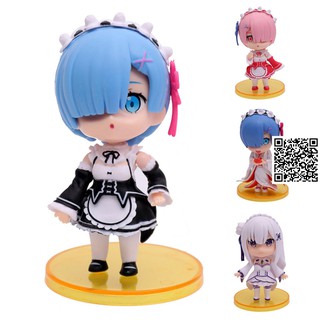 1272 Mô hình Chibi Emily Ram Rem Anime Zero