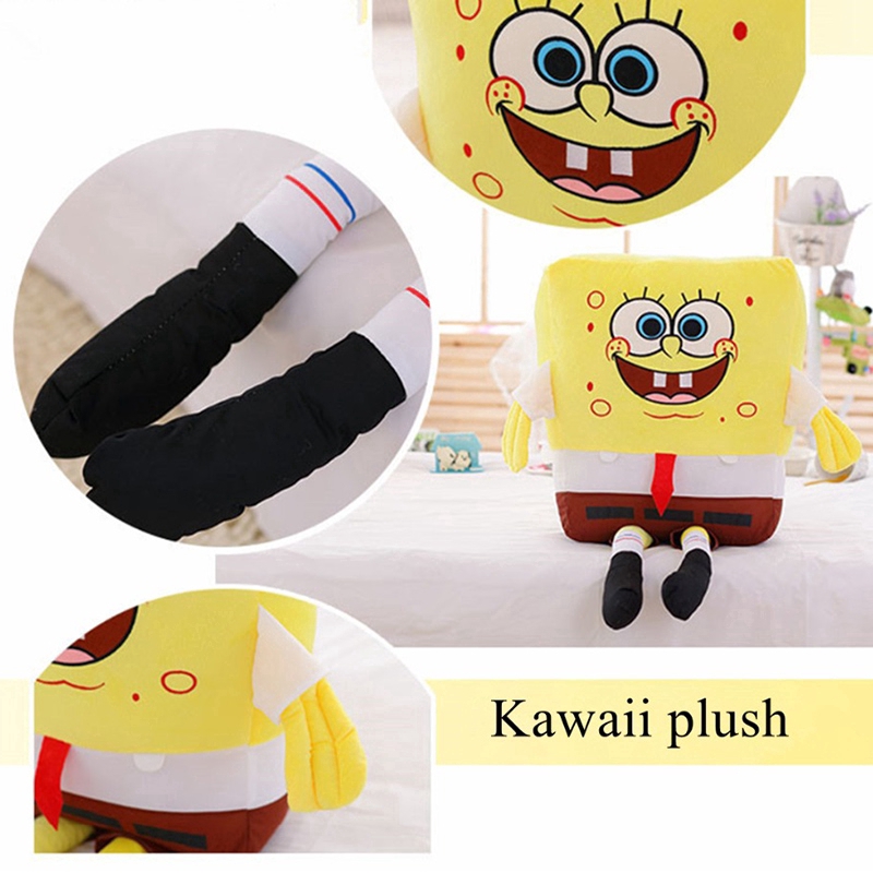 Thú Nhồi Bông Hình Bọt Biển Hoạt Hình Cho Bé 40-100cm