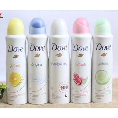 Xịt khử mùi Dove Original 48h 150ml